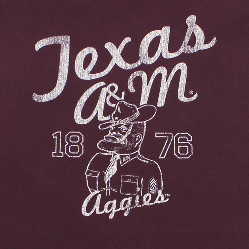 Original Retro Brand College Vault Texas A&M 1876 Ol' Sarge tshirt shirt American made