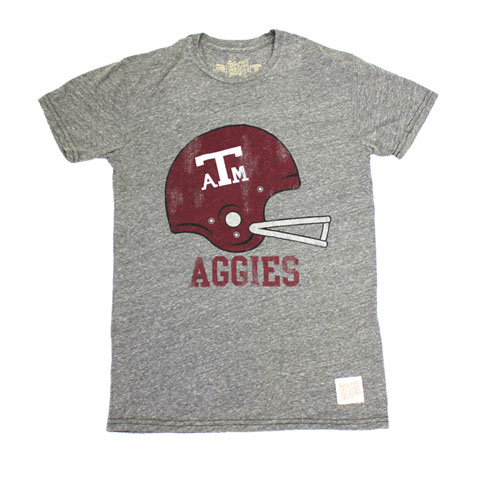 Original Retro Brand College Vault Texas A&M Football T Shirt made in america usa