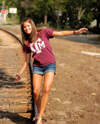 Block ATM A&M non-beveled Texas A&M organic cotton USA American made